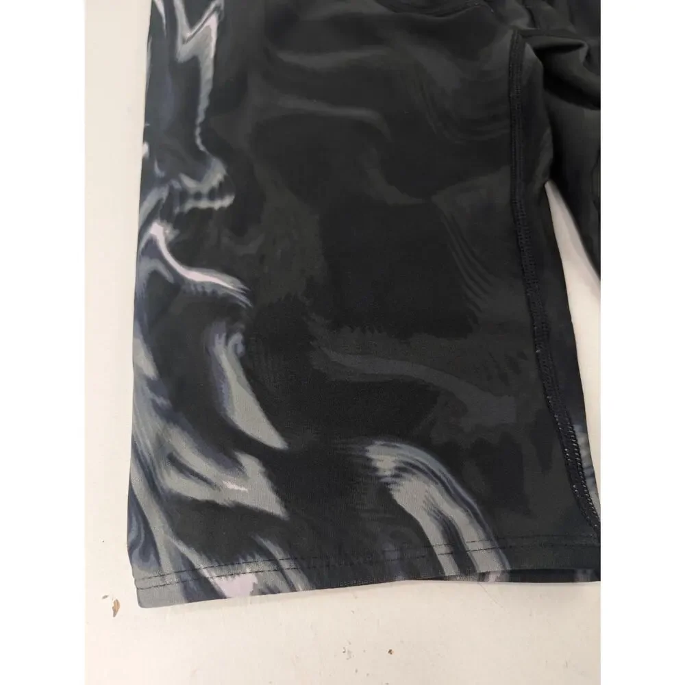 TYR Men's 30 Durafast Elite Swim Jammers - Vaporwave Smoke Black/White/Gray
